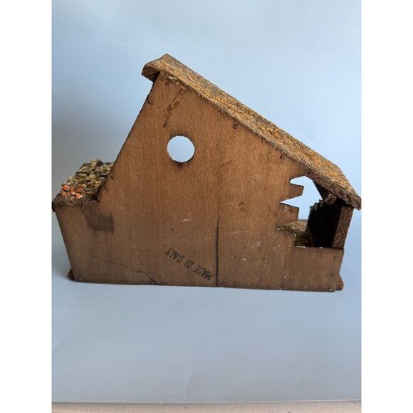 C1950 Vintage 9 Piece Composit Nativity Set Hand Crafted Italy Early Fontanini - Picture 10 of 12